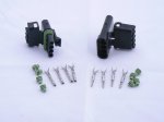 4-Pin Male & Female w/Terminals & Seals (image for) 4-Pin Male & Female w/Terminals & Seals